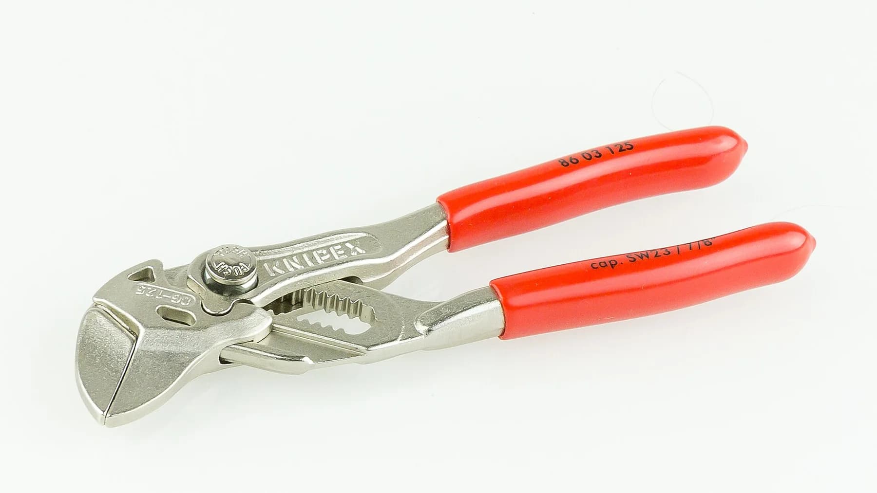 Real photograph of Knipex pliers, deliberately presented as a quick handheld capture
